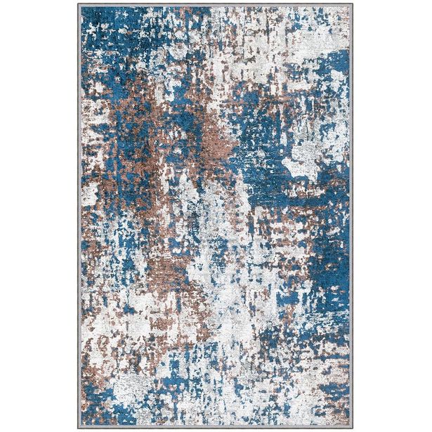 Matto Linento EEXFAB804, 120x180cm, sininen/beige