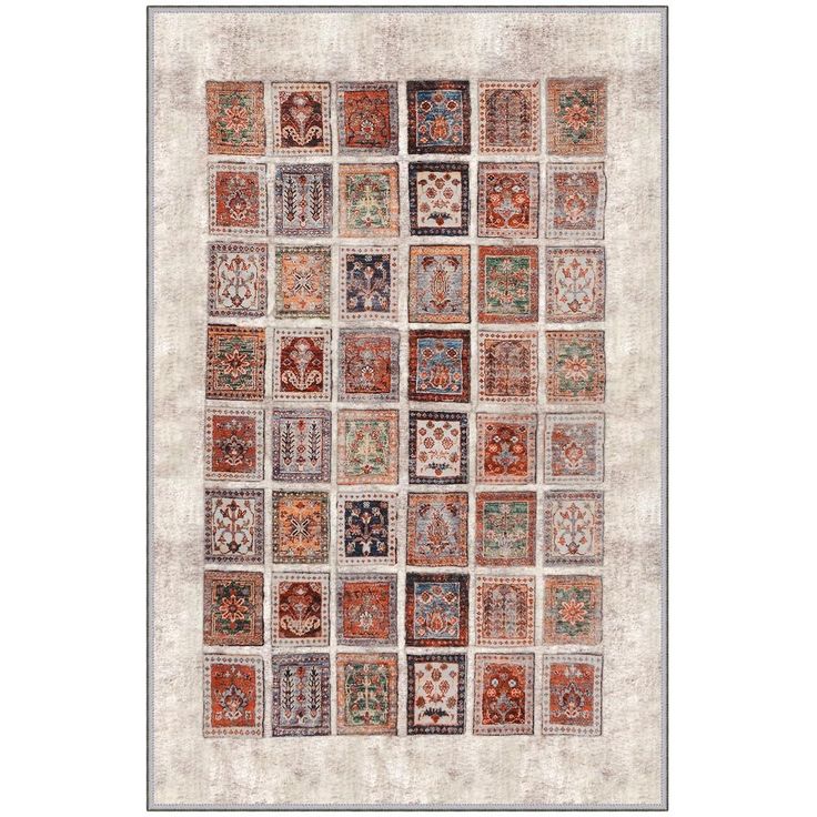 Käytävämatto Linento EEXFAB808, 80x120cm, monivärinen