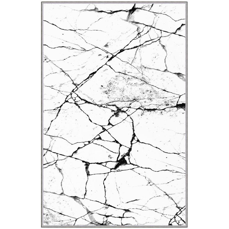 Käytävämatto Linento EEXFAB816, 80x200cm, mustavalkoinen