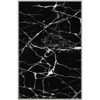 Matto Linento EEXFAB818, 160x230cm, mustavalkoinen