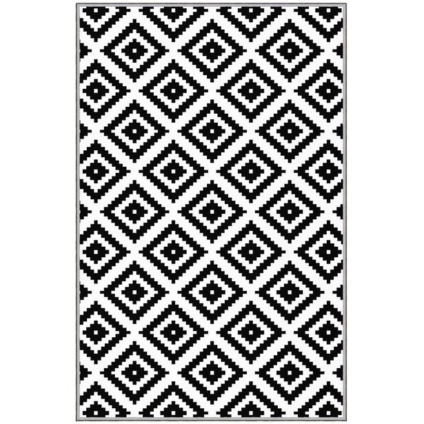 Käytävämatto Linento EEXFAB842, 80x120cm, mustavalkoinen