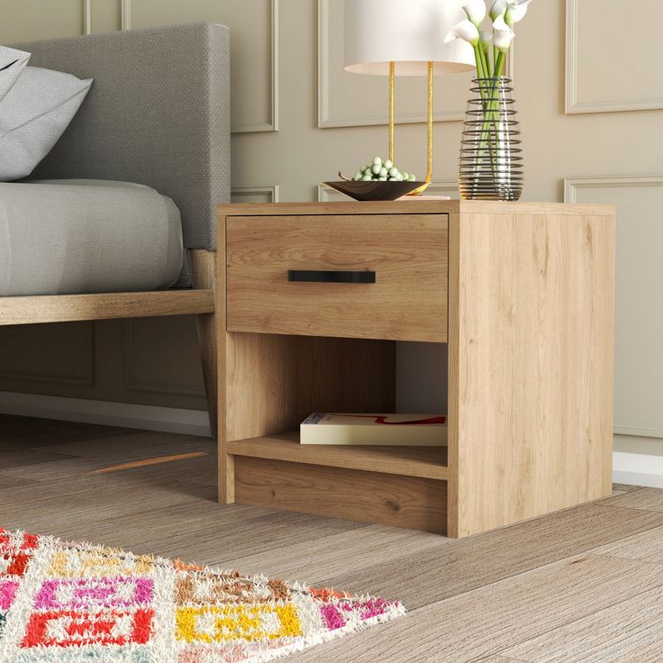 Yöpöytä Linento Furniture Grande 3622, 52x46.8cm, ruskea