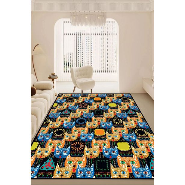 Matto Linento Moilen, monivärinen, eri kokoja