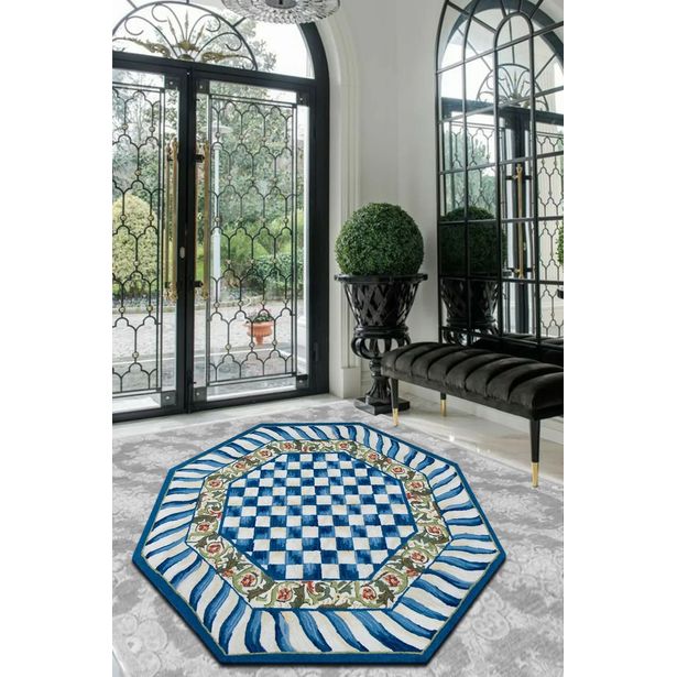 Matto Linento Mariene, sininen, eri kokoja