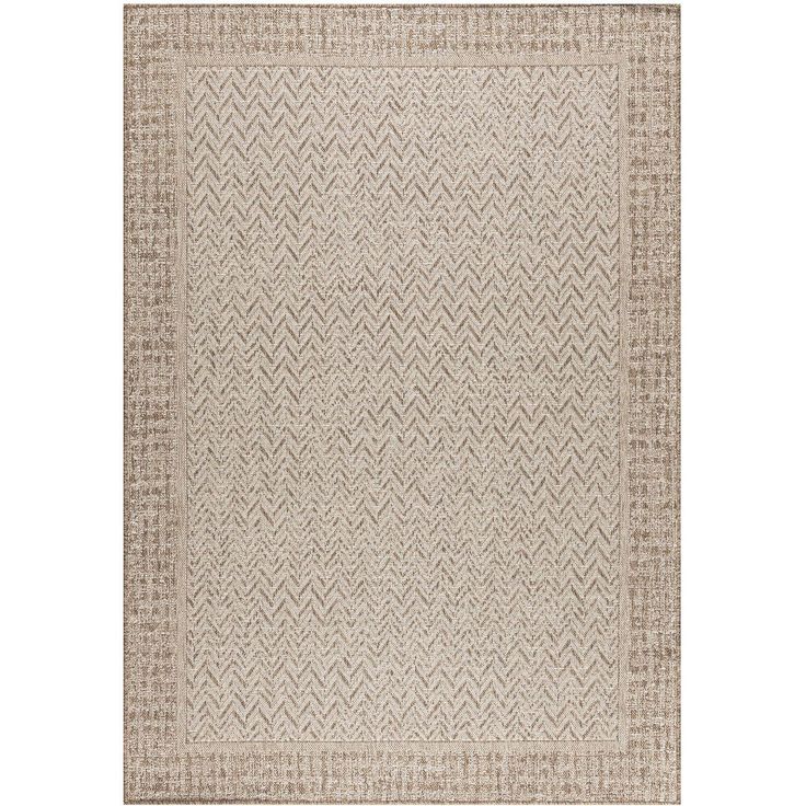 Matto Linento Ermioni, 80x150cm, ruskeanbeige