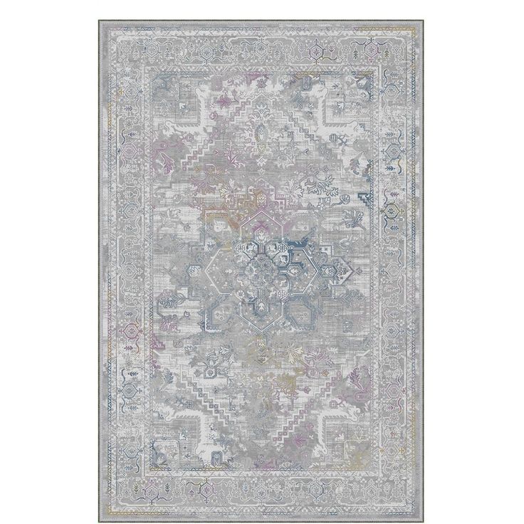 Käytävämatto Linento EEXFAB1193, 80x120cm, harmaa