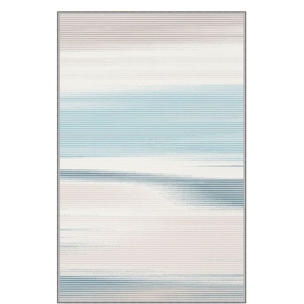 Käytävämatto Linento EEXFAB1204, 80x200cm, sininen/beige