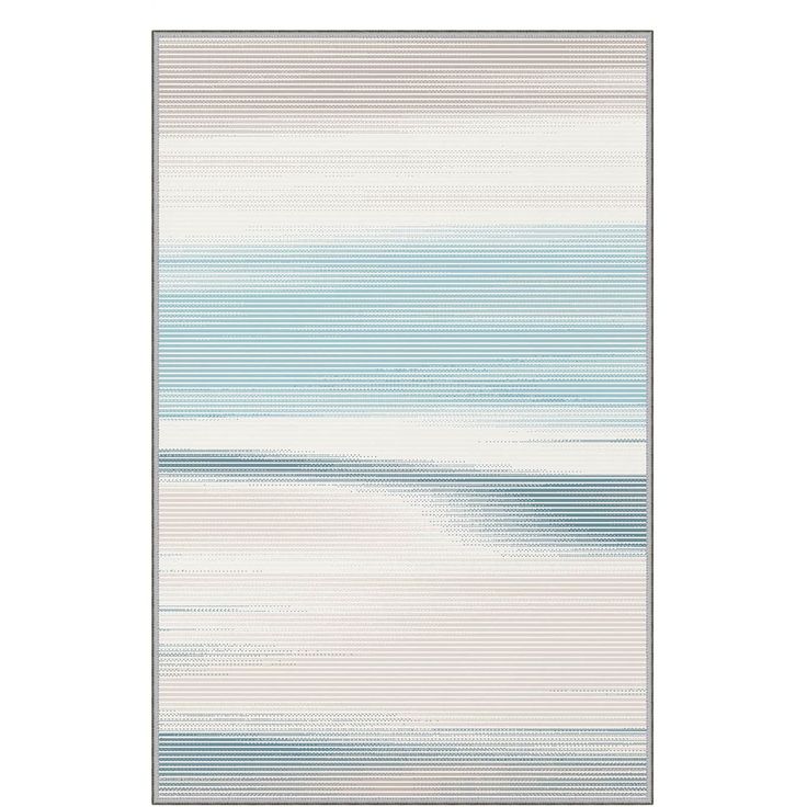 Käytävämatto Linento EEXFAB1204, 80x200cm, sininen/beige