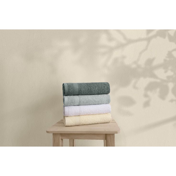 Käsipyyhesetti Linento 1002A, 50x90cm, 4kpl, beige/harmaa