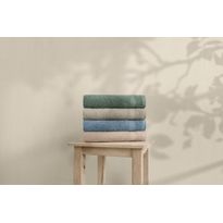Käsipyyhesetti Linento 1003A, 50x90cm, 4kpl, vihreä/beige