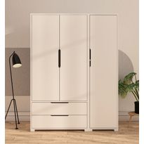 Vaatekaappi Linento Furniture Flora 137, 137x183cm