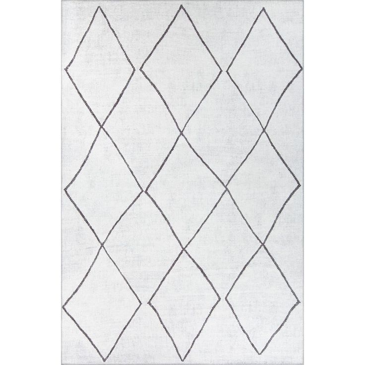 Matto Linento Soul Chenille, 150x230cm, valkoinen/musta