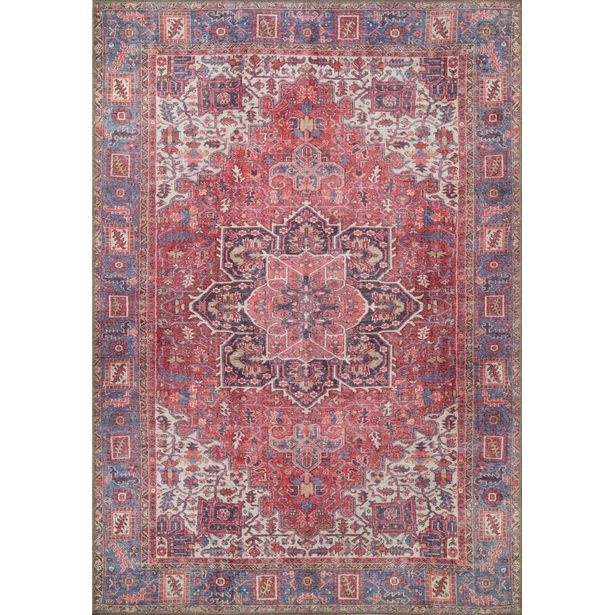 Matto Linento Soul Chenille, 140x190cm, rustic-punainen