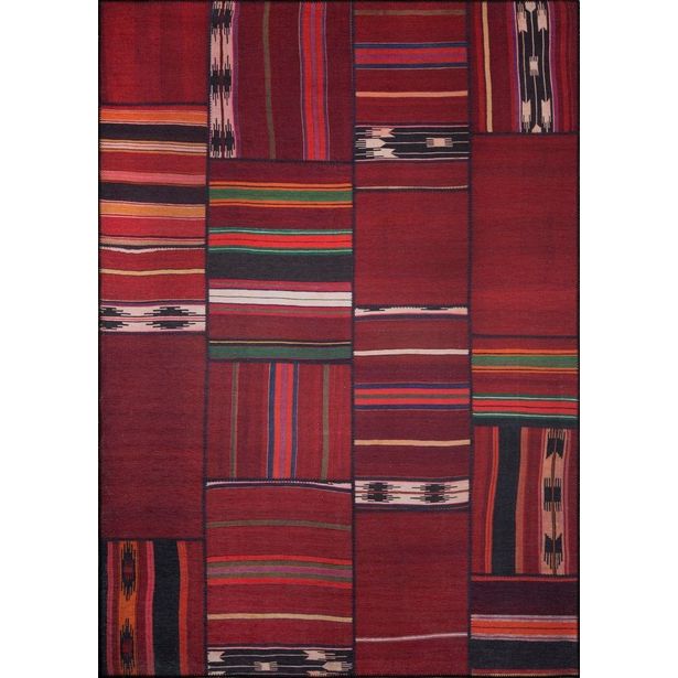 Matto Linento Jazz Chenille, 150x230cm, viininpunainen