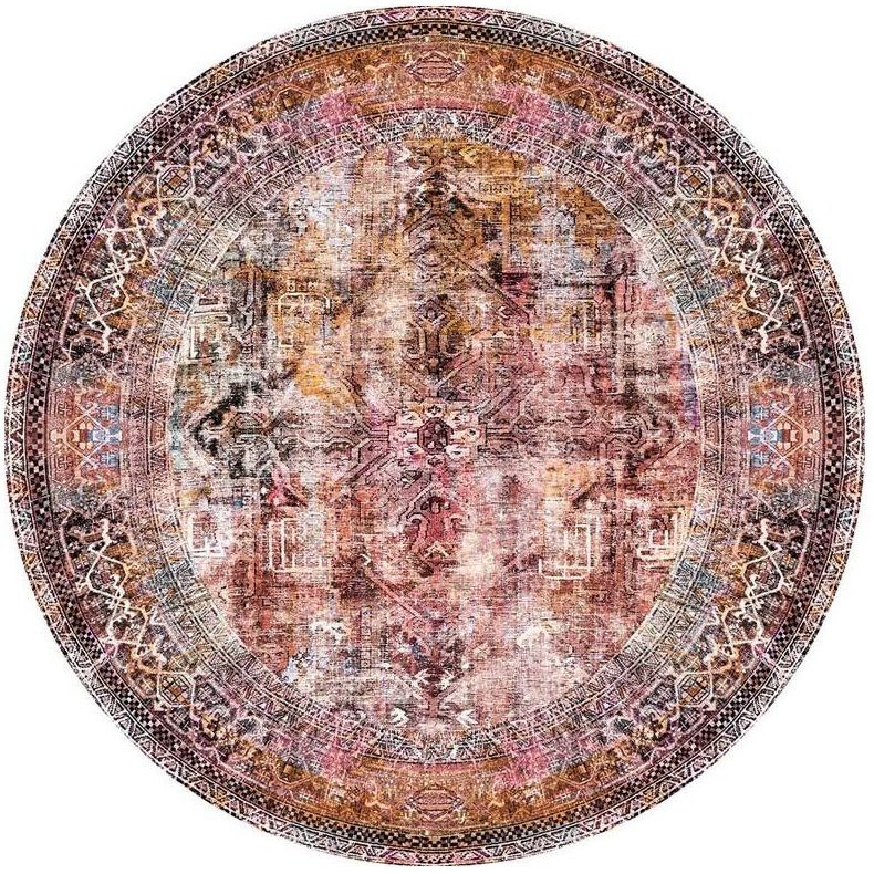 Pyöreä matto Linento Fusion Chenille, Ø230cm, monivärinen