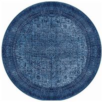 Pyöreä matto Linento Dorian Chenille Ø150cm sininen
