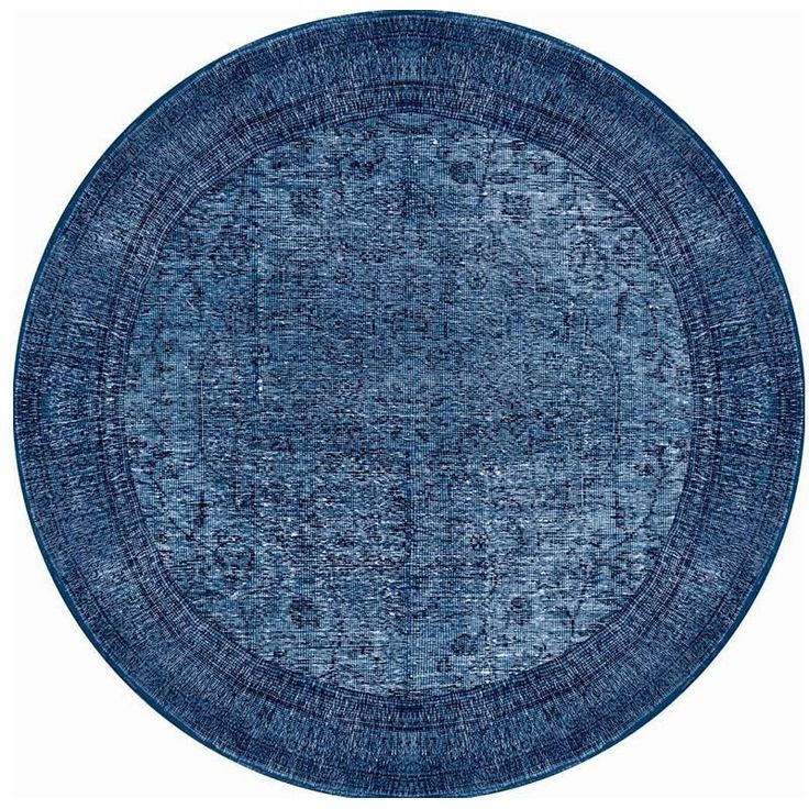 Pyöreä matto Linento Dorian Chenille Ø150cm sininen