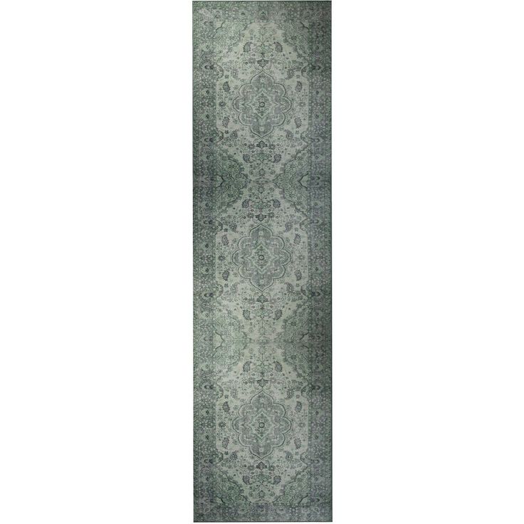 Käytävämatto Linento Blues Chenille 75x230cm vihreä