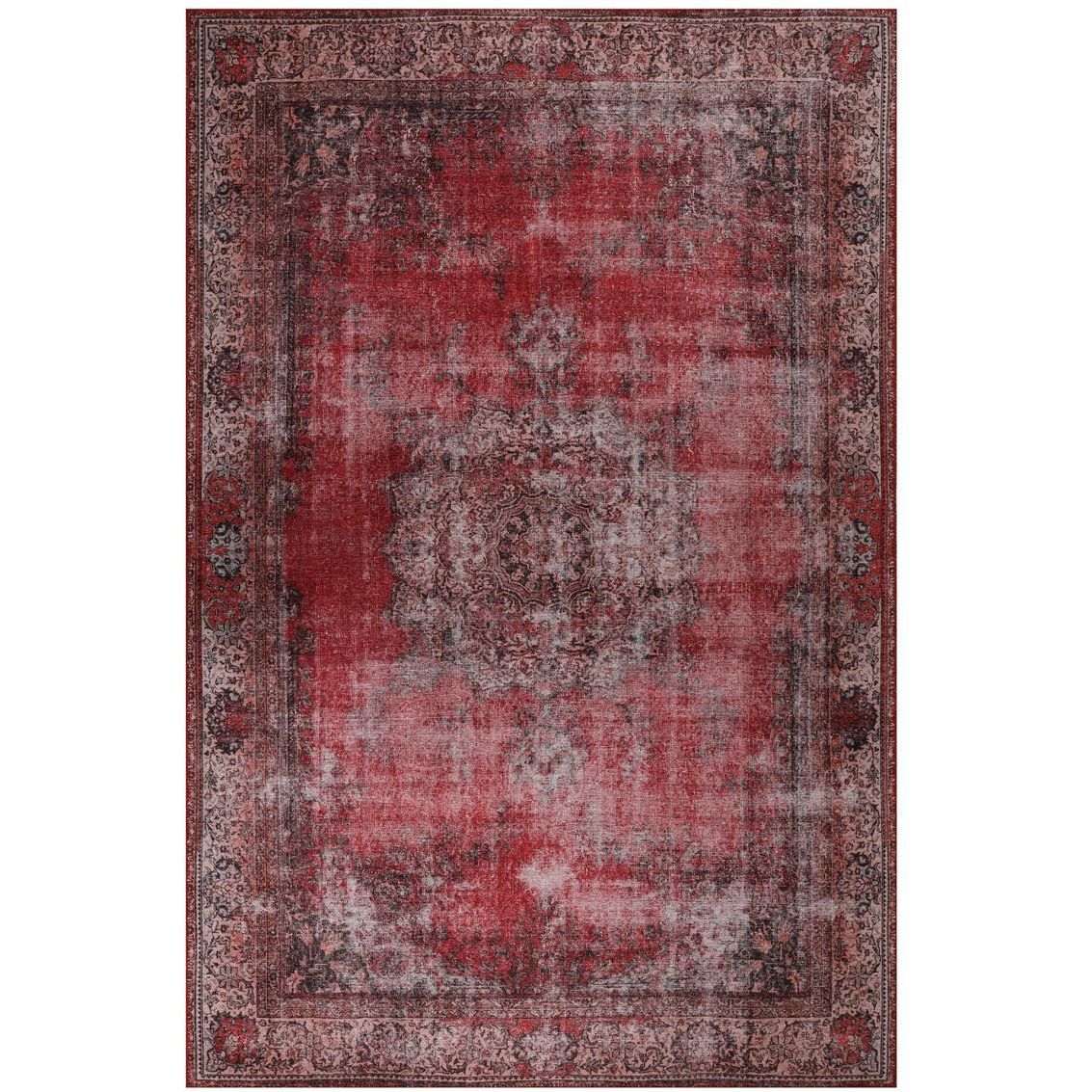 Matto Linento Blues Chenille - Red Al 119, 210x310cm, punainen