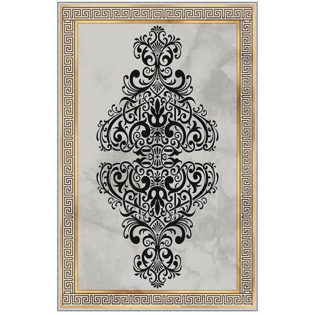 Matto Linento Sofia 50x80cm musta/kulta