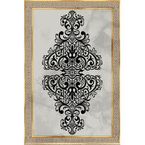 Matto Linento HMNT595, 60x100cm, harmaa/beige