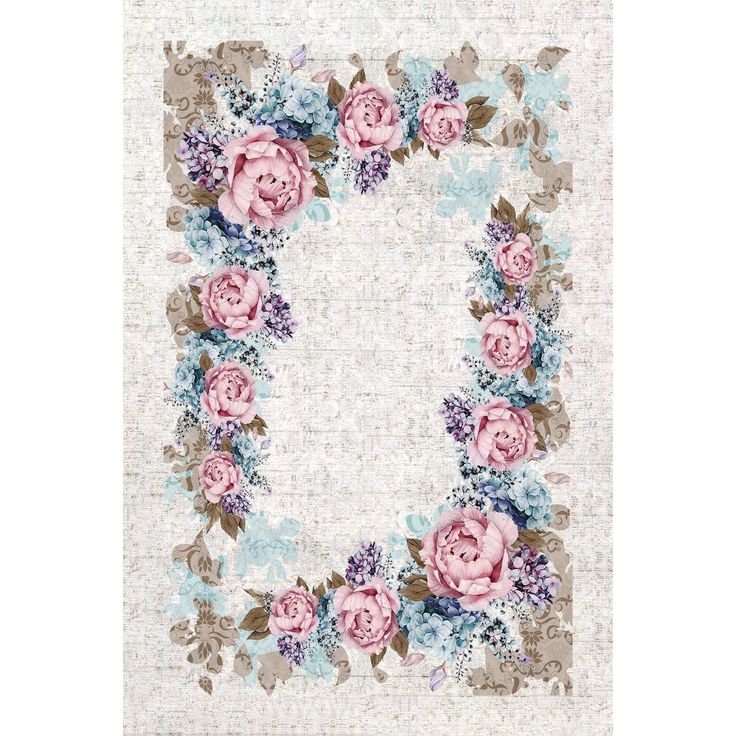 Käytävämatto Linento HMNT663, 80x150cm, beige/roosa