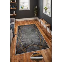 Matto Linento HMNT753, harmaa/kulta, eri kokoja