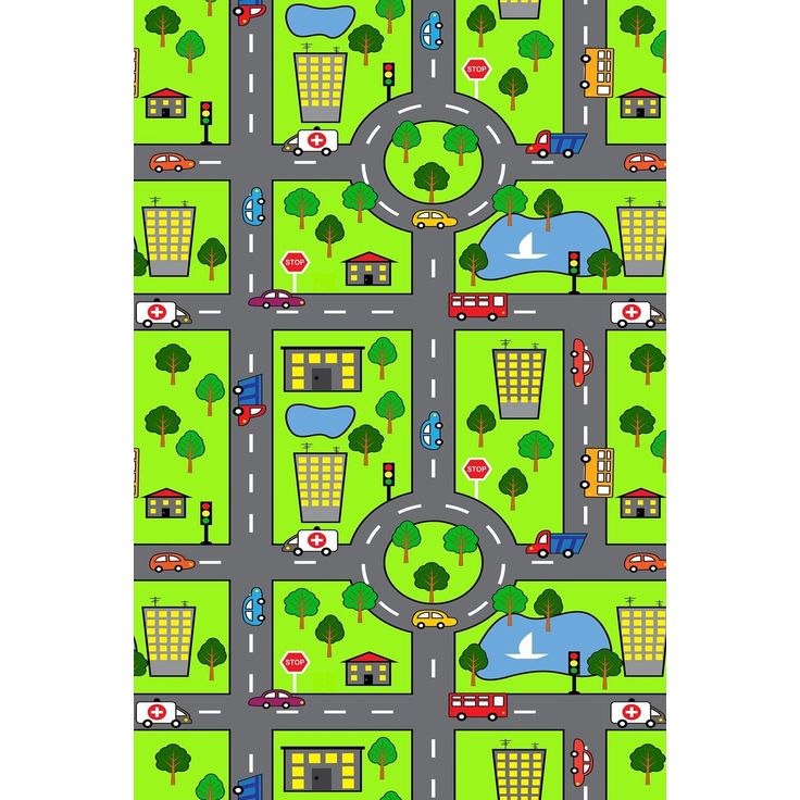 Liikennematto Linento HMNT460, 100x200cm, vihreä