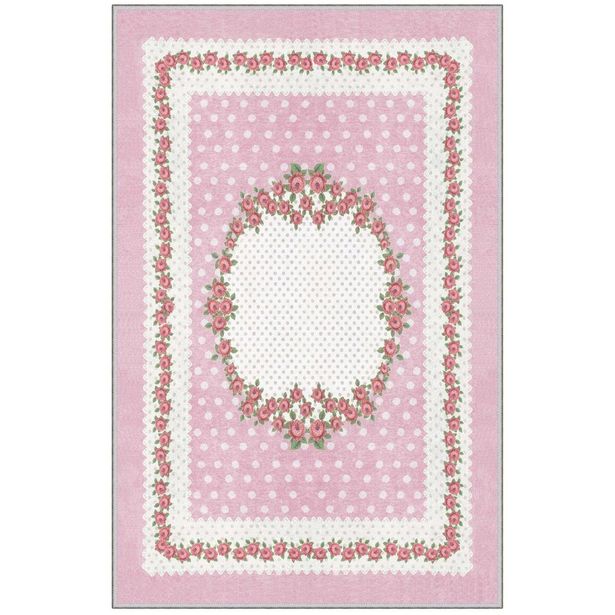 Kynnysmatto Linento HMNT526, 50x80cm, vaaleanpunainen