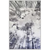 Käytävämatto Linento HMNT787, 80x120cm, mustavalkoinen