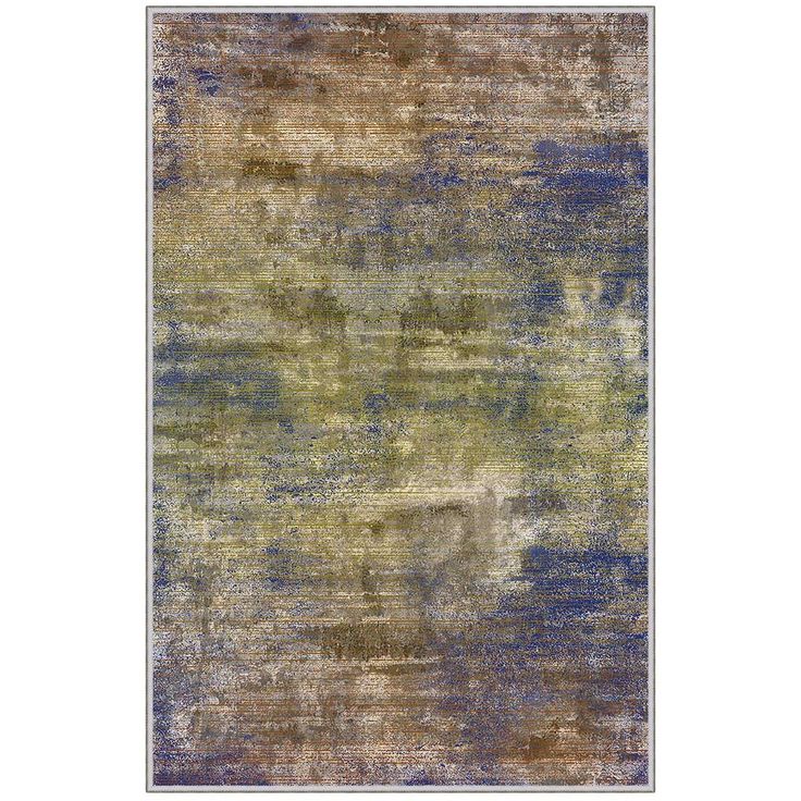 Matto Linento HMNT807, 60x100cm, sininen/ruskea