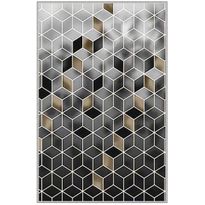 Käytävämatto Linento HMNT815, 80x120cm, musta/harmaa