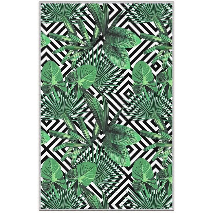 Käytävämatto Linento HMNT839, 80x150cm, vihreä