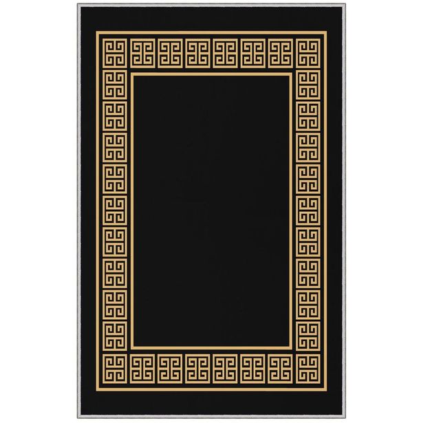 Kynnysmatto Linento HMNT844, 50x80cm, musta/kulta