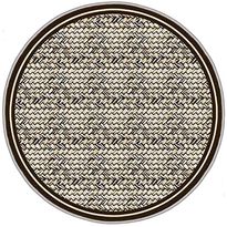 Pyöreä matto Linento HMNT931, beige, eri kokoja