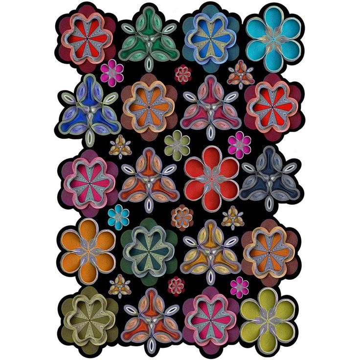 Matto Linento HMNT964, 60x100cm, monivärinen