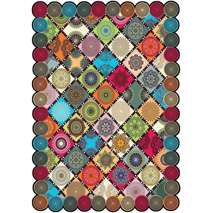 Matto Linento Tessara 60x100cm monivärinen