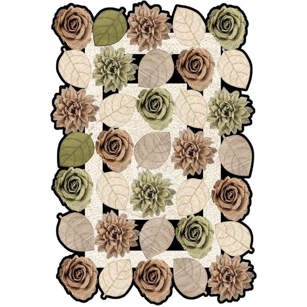 Matto Linento Hmnt967 60x100cm beige/vihreä