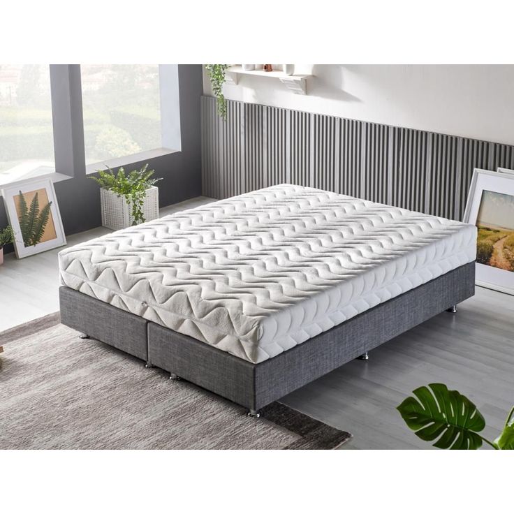 Patja Linento Furniture Niron Pocket RollPack, valkoinen, eri kokoja