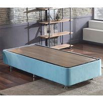 Säilytyssängyn runko Linento Furniture Cozy, vaaleansininen, eri kokoja
