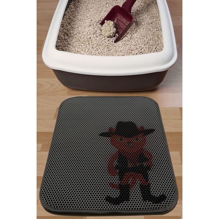 Kissanhiekkamatto Linento Cowboy Cat Mat, monivärinen