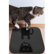 Kissanhiekkamatto Linento Bounce Cat Mat, musta