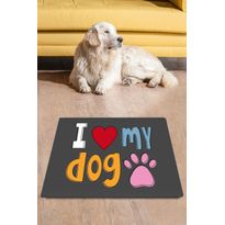 Koiran ruokailualusta Linento I Low My Dog, monivärinen