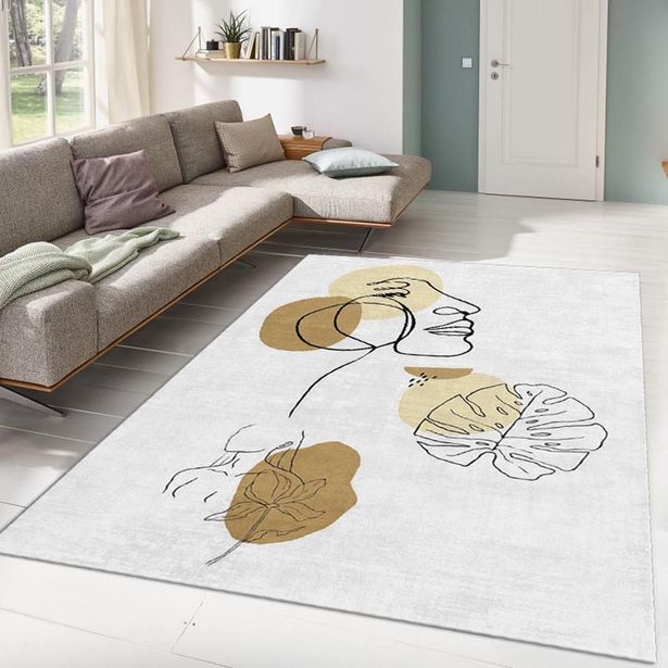 Käytävämatto Linento Alho Uni 80x140cm ruskea