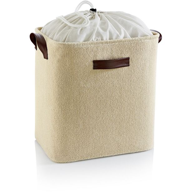 Pyykkikori Linento Linn, 55L, kerma