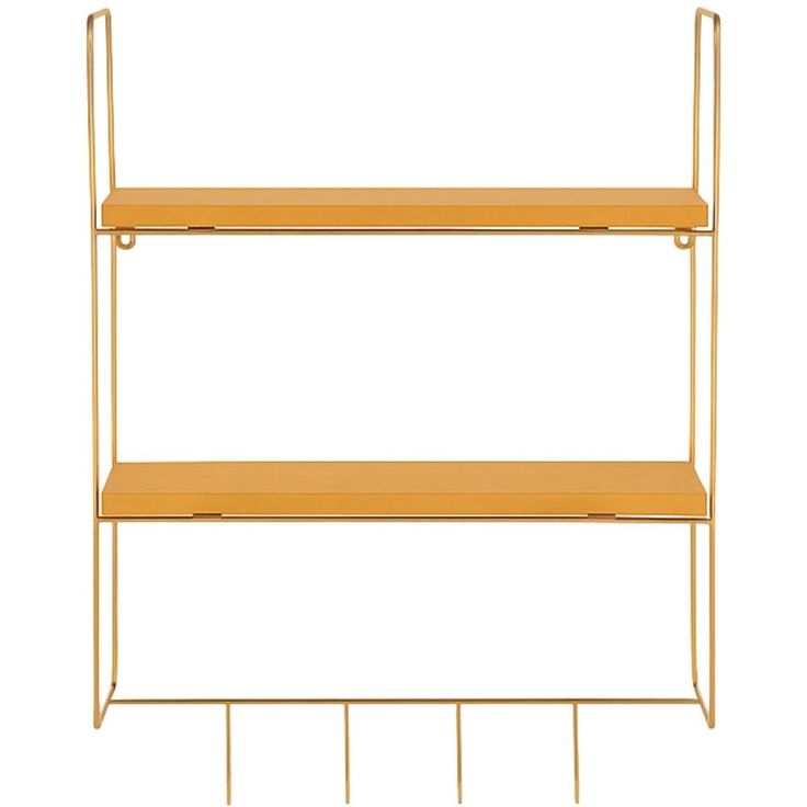 Seinähylly Linento Furniture Cm-071, kulta