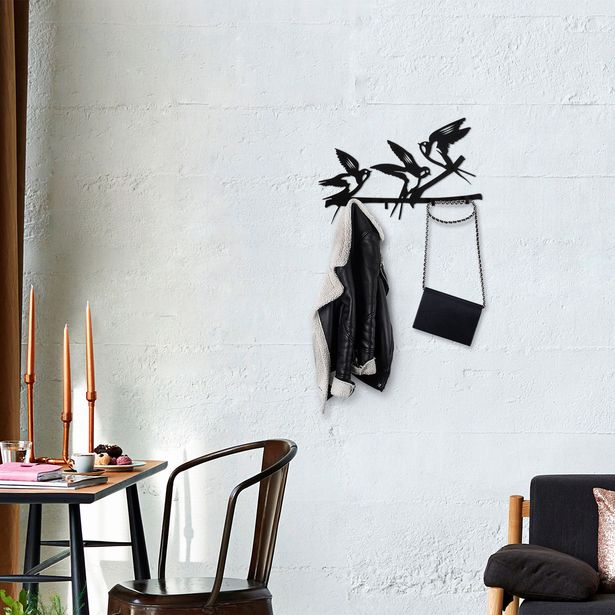 Seinänaulakko Linento Furniture Kuslar, musta