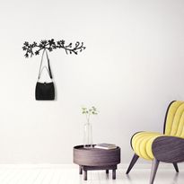Seinänaulakko Linento Furniture Bahar WSH-018, musta