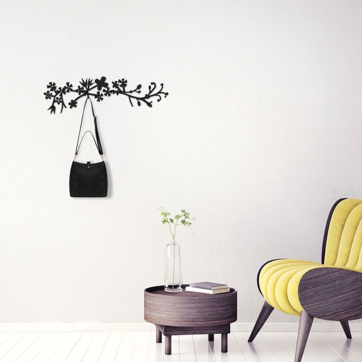 Seinänaulakko Linento Furniture Bahar WSH-018, musta