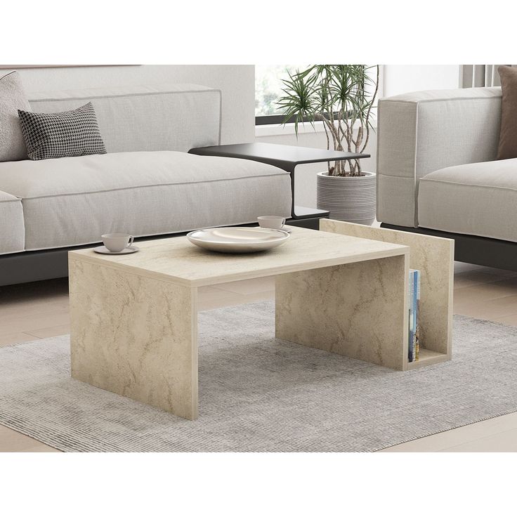 Sohvapöytä Linento Furniture Memo, 86.8x50cm